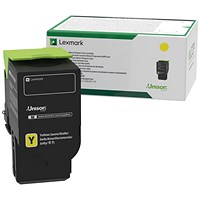 Lexmark CS/CX42x Return Programme 1.4K Toner Cartridge Yellow 78C20Y0