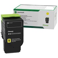 Lexmark Yellow Return Programme 1.4K Toner Cartridge 78C20Y0