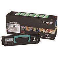 Lexmark E352 Black High Yield Return Program Toner Cartridge E352H11E