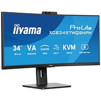 iiyama ProLite XCB3497WQSNPH-B1 Curved Monitor 34 in