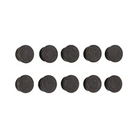 Bi-Office Biofusion Coconut Magnets, 10mm, Brown, Pack of 10