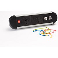 Impulse Desktop Power Module, With CAT5E Data Impulse Desktop Power Module, With CAT5E Data