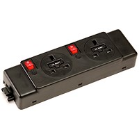 Impulse 2 x UK Sockets (5A), 2 x Switches