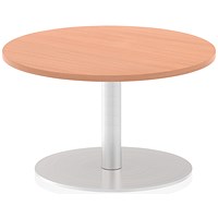 Italia Poseur Round Table, 600mm Diameter, 475mm High, Beech Italia Poseur Round Table, 600mm Diameter, 475mm High, Beech
