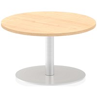 Italia Poseur Round Table, 600mm Diameter, 475mm High, Maple Italia Poseur Round Table, 600mm Diameter, 475mm High, Maple