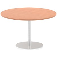 Italia Poseur Round Table, 1200mm Diameter, Beech