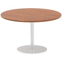 Italia Poseur Circular Table, 1200mm Diameter, Walnut