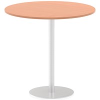 Italia Poseur Round Table, 1200mm Diameter, 1145mm High, Beech Italia Poseur Round Table, 1200mm Diameter, 1145mm High, Beech