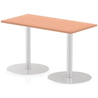 Italia Poseur Rectangle Table 1200mm Wide, 600mm Deep, Beech