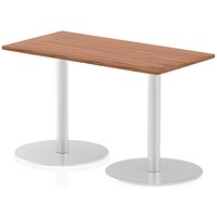Italia Poseur Rectangle Table 1200mm Wide, 600mm Deep, Walnut Italia Poseur Rectangle Table 1200mm Wide, 600mm Deep, Walnut