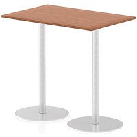 Italia Poseur Rectangular Table, W1200 x D800 x H1145mm, Walnut Italia Poseur Rectangular Table, W1200 x D800 x H1145mm, Walnut