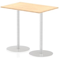 Italia Poseur Rectangular Table, W1200 x D800 x H1145mm, Maple Italia Poseur Rectangular Table, W1200 x D800 x H1145mm, Maple