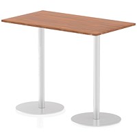 Italia Poseur Rectangular Table, W1400 x D800 x H1145mm, Walnut Italia Poseur Rectangular Table, W1400 x D800 x H1145mm, Walnut