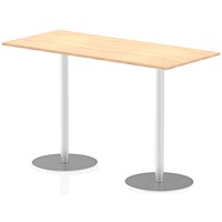 Italia Poseur Rectangular Table, W1800 x D800 x H1145mm, Maple Italia Poseur Rectangular Table, W1800 x D800 x H1145mm, Maple