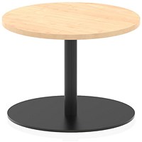 Italia Poseur Round Table, 600mm Wide, 475mm High, Maple Italia Poseur Round Table, 600mm Wide, 475mm High, Maple