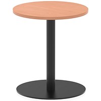 Italia Poseur Round Table, 600mm Wide, 720mm High, Beech Italia Poseur Round Table, 600mm Wide, 720mm High, Beech