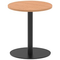 Italia Poseur Round Table, 600mm Wide, 720mm High, Oak Italia Poseur Round Table, 600mm Wide, 720mm High, Oak