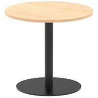 Italia Poseur Round Table, 800mm Wide, 720mm High, Maple Italia Poseur Round Table, 800mm Wide, 720mm High, Maple