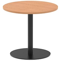 Italia Poseur Round Table, 800mm Wide, 720mm High, Oak Italia Poseur Round Table, 800mm Wide, 720mm High, Oak