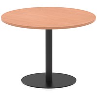 Italia Poseur Round Table, 1000mm Wide, 720mm High, Beech Italia Poseur Round Table, 1000mm Wide, 720mm High, Beech