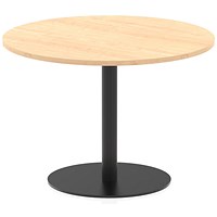 Italia Poseur Round Table, 1000mm Wide, 720mm High, Maple Italia Poseur Round Table, 1000mm Wide, 720mm High, Maple