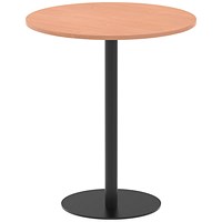 Italia Poseur Round Table, 1000mm Wide, 1145mm High, Beech Italia Poseur Round Table, 1000mm Wide, 1145mm High, Beech