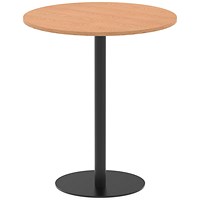 Italia Poseur Round Table, 1000mm Wide, 1145mm High, Oak Italia Poseur Round Table, 1000mm Wide, 1145mm High, Oak