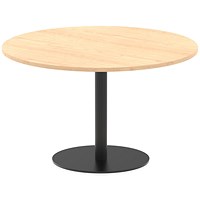 Italia Poseur Round Table, 1200mm Wide, 720mm High, Maple Italia Poseur Round Table, 1200mm Wide, 720mm High, Maple