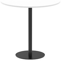 Italia Poseur Round Table, 1200mm Wide, 1145mm High, White Italia Poseur Round Table, 1200mm Wide, 1145mm High, White