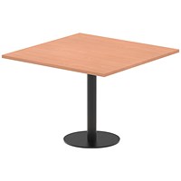 Italia Poseur Square Table, 1000mm Wide, 720mm High, Beech