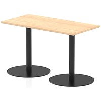 Italia Poseur Rectangular Table, 1200x600x720mm, Maple Italia Poseur Rectangular Table, 1200x600x720mm, Maple