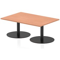 Italia Rectangular Coffee Table, 1200x800x475mm, Beech