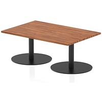 Italia Rectangular Coffee Table, 1200x800x475mm, Walnut Italia Rectangular Coffee Table, 1200x800x475mm, Walnut
