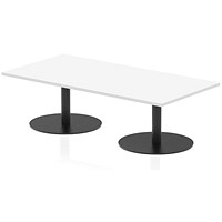Italia Rectangular Coffee Table, 1600x800x475mm, White Italia Rectangular Coffee Table, 1600x800x475mm, White