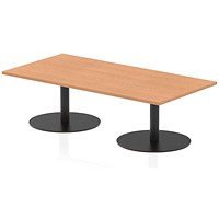 Italia Rectangular Coffee Table, 1600x800x475mm, Oak