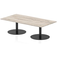 Italia Rectangular Coffee Table, 1600x800x475mm, Grey Oak Italia Rectangular Coffee Table, 1600x800x475mm, Grey Oak