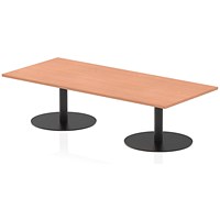 Italia Rectangular Coffee Table, 1800x800x475mm, Beech Italia Rectangular Coffee Table, 1800x800x475mm, Beech