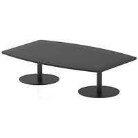 Italia Poseur High Gloss Table, 1800x1200x475mm, Black
