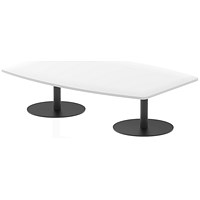 Italia Poseur High Gloss Table, 1800x1200x475mm, White