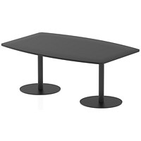 Italia Poseur High Gloss Table, 1800x1200x725mm, Black