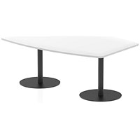 Italia Poseur High Gloss Table, 1800x1200x725mm, White