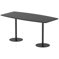 Italia Poseur High Gloss Table, 2400x1000x1145mm, Black Italia Poseur High Gloss Table, 2400x1000x1145mm, Black