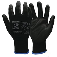Pred Jet Cut A Gloves Polyurethane Palm Coating 1 Pair Black 8