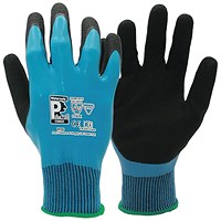 Pred Congo Cut 1 Waterproof Gloves 1 Pair Blue/Black 8