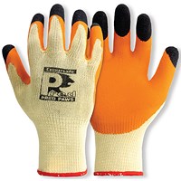 Pred Paws Cut B Safety Gloves 1 Pair Orange/Yellow 7 (Pack of 10)