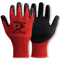 Pred Cardinal Cut 1 Safety Gloves 1 Pair Red/Black 11 (Pack of 10)