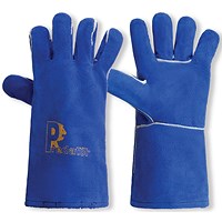 Predator Lightning Split Leather Mig Gauntlet 1 Pair Blue Small (Pack of 10)