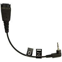 Jabra Quick Disconnect (QD) to 2.5mm Jack Straight Cord 8800-00-46 Jabra Quick Disconnect (QD) to 2.5mm Jack Straight Cord 8800-00-46
