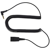 Jabra Quick Disconnect (QD) to 2.5mm Jack Coiled Cord 2m 8800-01-46
