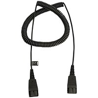 Jabra Quick Disconnect (QD) to Quick Disconnect (QD) Extension Coiled Cord 2m 8730-009